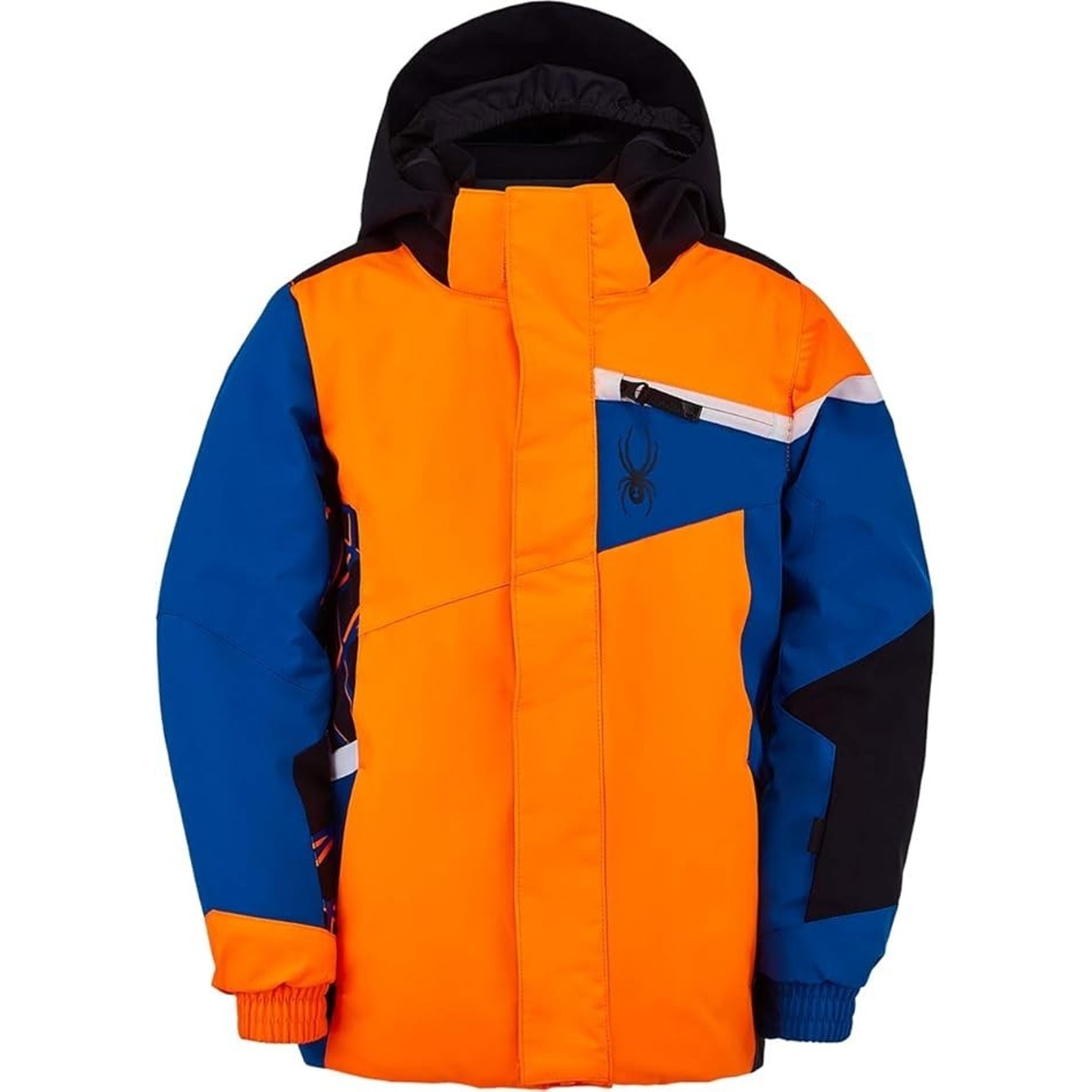 Spyder Mini Challenger Ski Jacket Bryte Orange Old Glory Boys 2t Waterproof Nwt